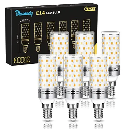 AMPOULE LED E14 12W, 3000K Blanc Chaud Équivalent Ampoule Halogène