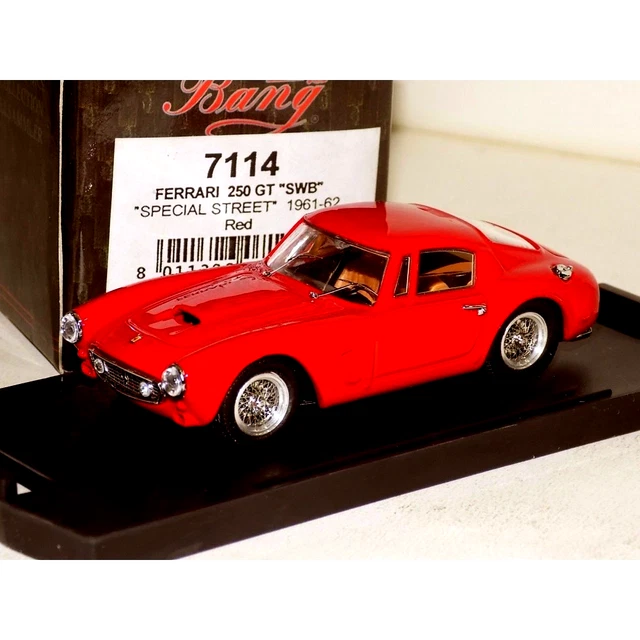 Ferrari 250 SWB 1/43 – Bang Réf 15 – Blanche – Années 70 (Occasion)