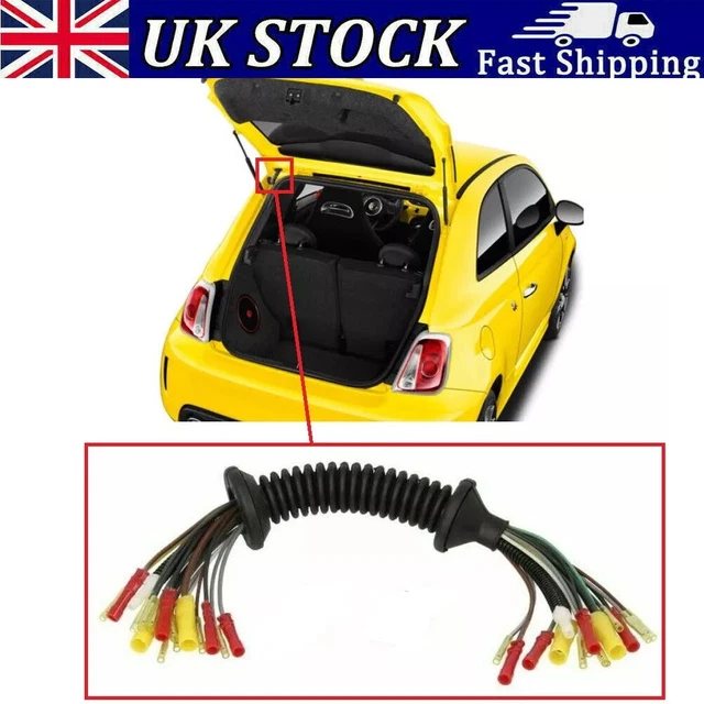 FIAT 500(312) 07- 15 NEW REPAIR SET CABLE WIRING HARNESS TAILGATE