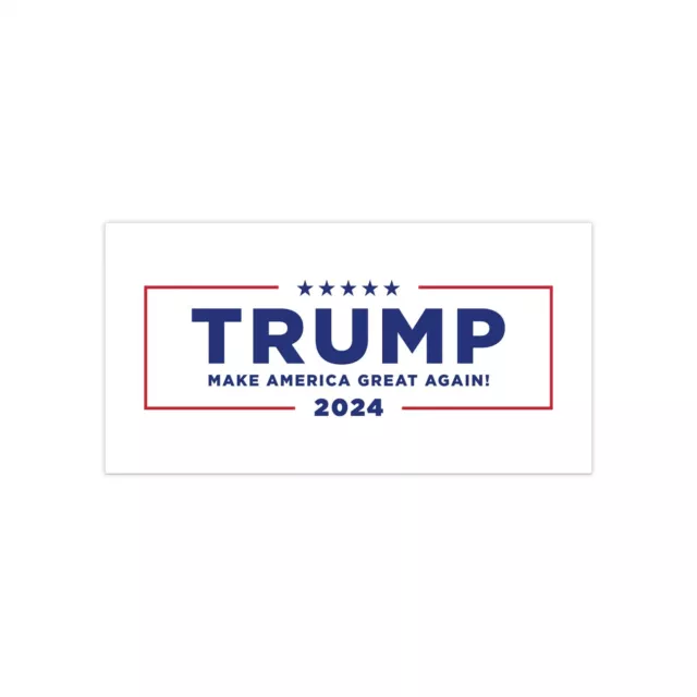 Donald Trump Make America Great Again 2024 Bumper Sticker 7.5"x3.75"