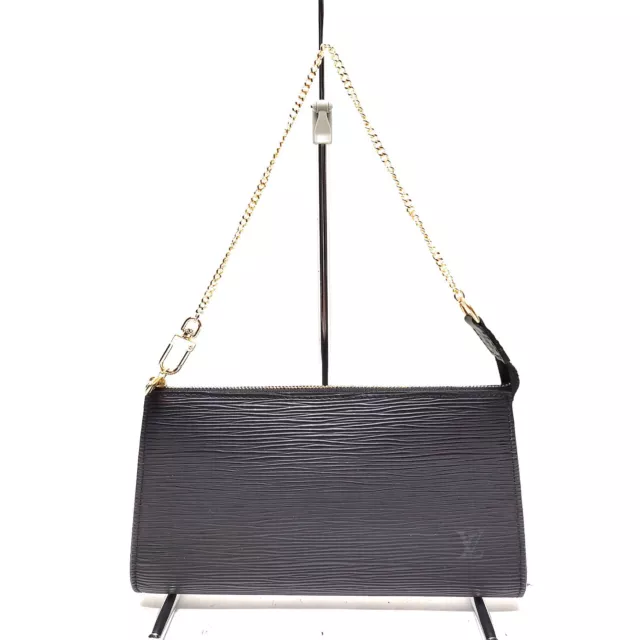 Louis Vuitton LV Accessories Pouch Bag  Pochette Accessoires Black Epi 2715275