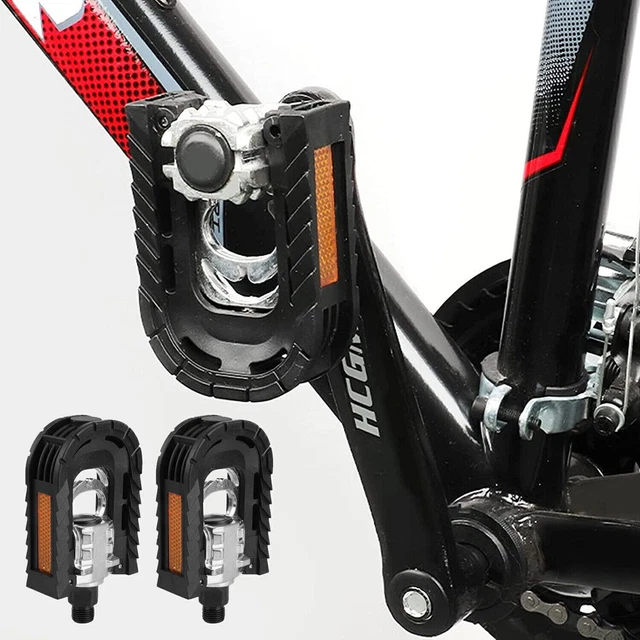 1 Pair E-bike Folding Pedals Platform Pedal Anti-slip Foot Pegs Scooter Parts