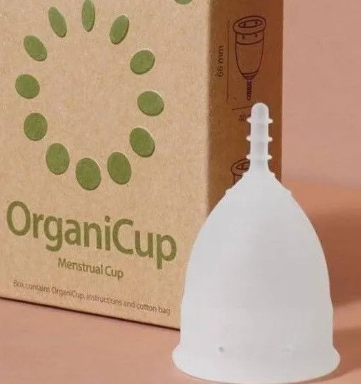 OrganiCup Menstrual Cup, Alternative to Tampons and Pads, Medical-grade Silicone