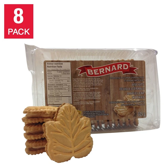 Bernard Maple Leaf Cookies, 8 x 325 g 