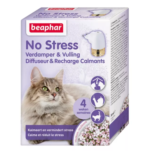 BEAPHAR – NO STRESS – Diffuseur électrique calmant à la Valériane pour chat –...