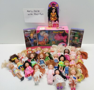 FRIENDS OF KELLY Barbie's Little Sister Dressed Dolls & New Munchkins
