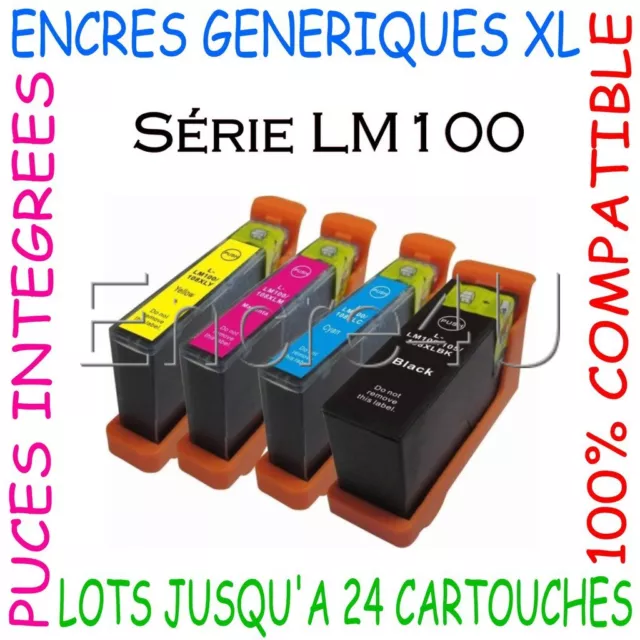 Cartouches d'encre NON OEM Lexmark Genesis S815 : série 100XL ( LM100 )