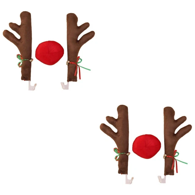 2 Count Corna Di Cervo Per Auto Natalizie Decorazioni Alce Natale