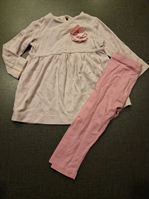Abito a tunica floreale per ragazze 12-18 mesi Joule leggings top outfit pacchetto giorno successivo