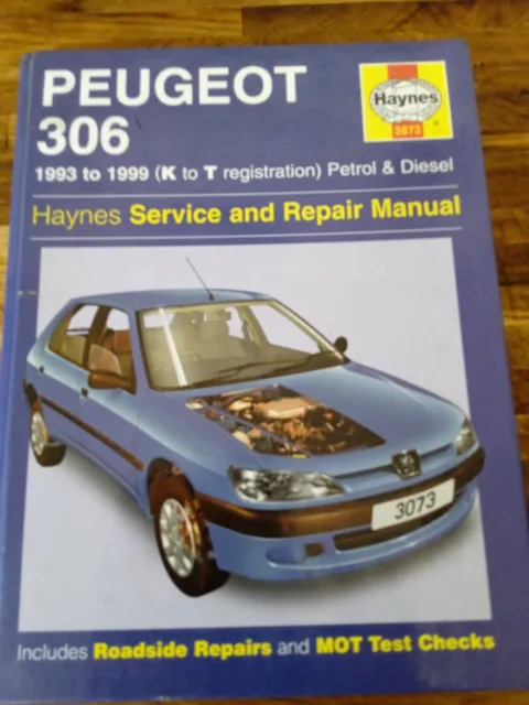 Peugeot 306, 93-99, (K to T Reg) Petrol and Diesel, Haynes Manual.