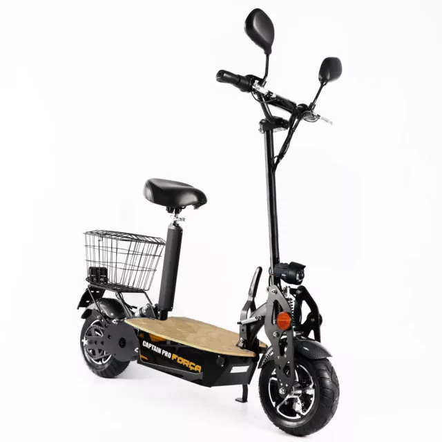 FORÇA Elektro-Scooter bis 50 km/h ElektroRoller 2000W BLDC Motor NEU