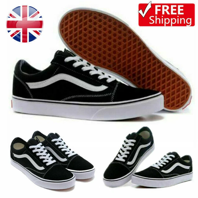 2024 VAN Old Skool Skate Shoes Black All Size Classic Canvas Running Sneakers