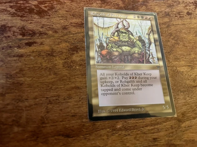 ROHGAHH OF KHER Keep - Rare - 1994 Magic the Gathering
