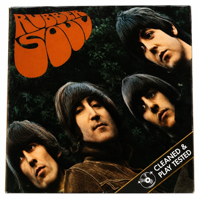THE BEATLES Rubber Soul Orig 1965 Uk Lp Stereo 1St Parlophone Pcs