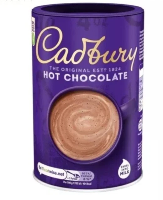 6X CADBURYS HOT Chocolate 500g Tubs 3kg Total Drinking Chocolate Milk 6X CADBURYS HOT Chocolate 500g Tubs 3kg Total Drinking Chocolate Milk