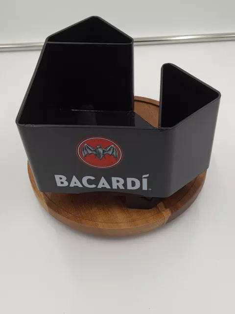 Bacardi Rum Bar Caddy - Napkin and Straw Holder