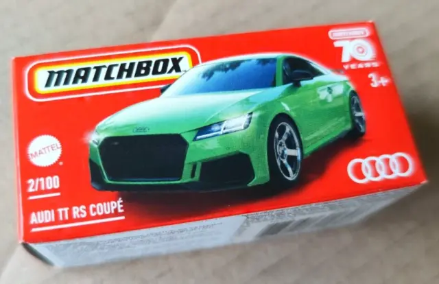 MATCHBOX in BOX MBX 70 years AUDI TT RS COUPE