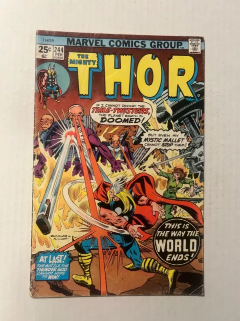 The Mighty Thor 225 2Nd App Of Time Twisters Value Stamp Uncut Gil Kane Cover