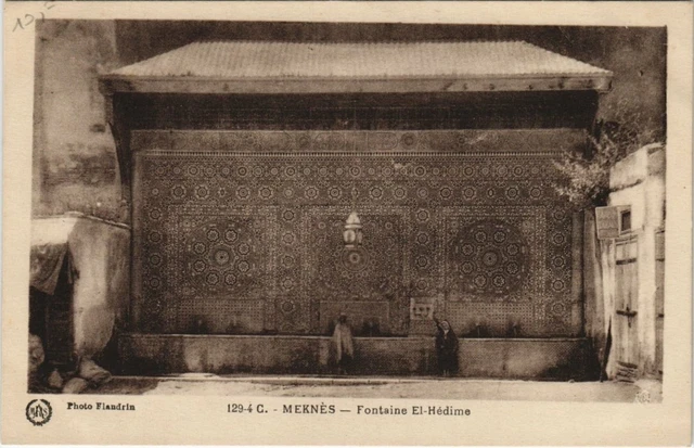 CPA AK MAROC MEKNES Fontaine El-Hedime Flanders (38021)