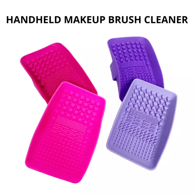 Make Up Washing Brush Gel Cleaning Mat Foundation Makeup Brush Cleaner Pad UK