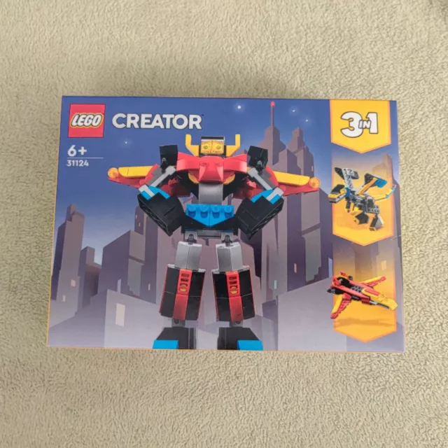 Lego 31124 creator 3 en 1 le super robot se transforme en dragon