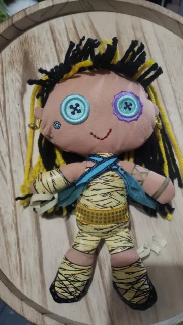 Monster High Friends Plush Doll Ragdoll Mattel 2009 Yarn Hair Cleo De Nile