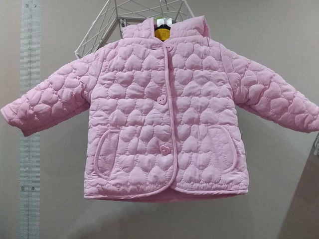 PEACOCKS BABY GIRL S Quilted Coat Aged 6 9mths 4.99 PicClick UK