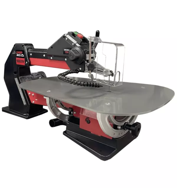 Professional 21" Variable Speed Scroll Saw 120W Dust Blower & 45 Tilt Lumberjack