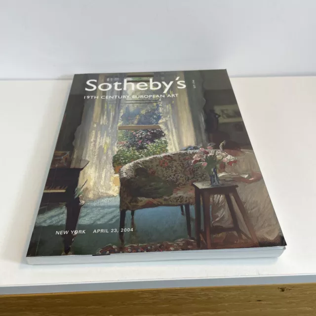 2004 April 23 SOTHEBY'S New York Auction 19th Century European Art Collectible