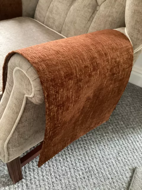 LUXURY Heavy Chair Arm Back Cover Antimacassar Sofa Armchair 1 x BRONZE GOLD Che