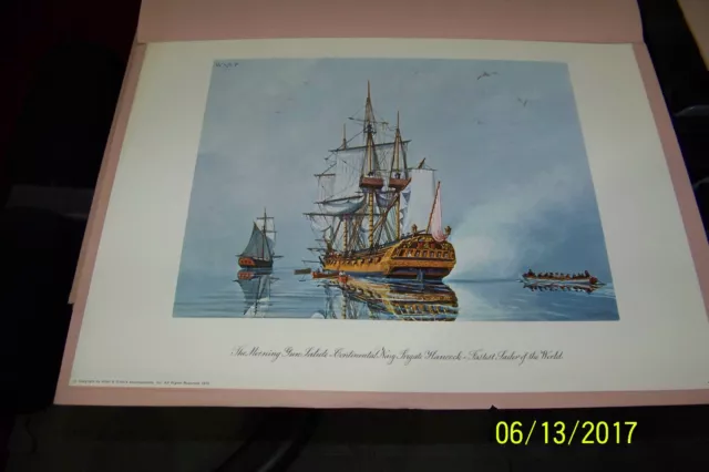 Special Edition Print for the US Revolution bicenntinel of the frigate Hancock