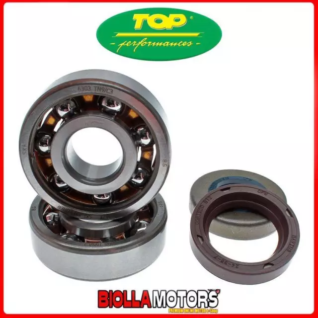 Kk01001 Kit Cuscinetti Paraoli Skf C3 Teflon Minarelli Motore Am 6 2? Serie 50 2