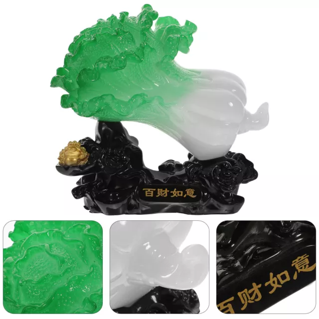 Kohl-Ornamente Naturharz Büro Glückliche Skulptur Chinesisches Dekor