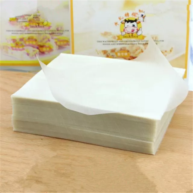 500 Sheets Edible Glutinous Rice Paper Xmas Wedding Candy Food Sweets Wrapping 2