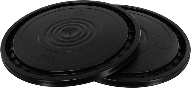 Flexible EASY Access Snap on Lids for 5 Gallon Buckets (Also Fits Most 3.5, 6, a