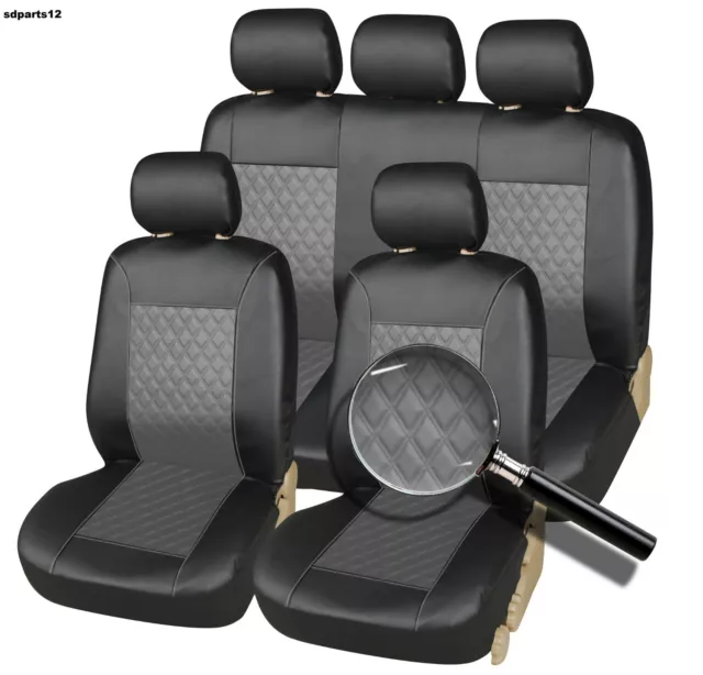 HOUSSE SIÈGE AUTO 4x4 et SUV- Haute Qualité Simili Cuir Noir Très Resistant  EUR 63,97 - PicClick FR