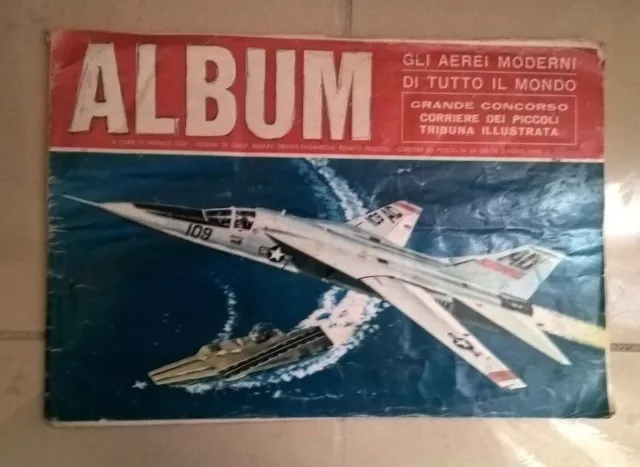 Album Figurine Gli Aerei Moderni Di Tutto Il Mondo Completo 1966 Corriere Piccol