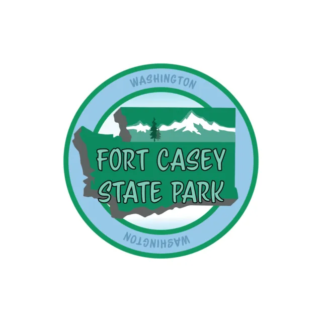 Fort Casey State Park Washington  4x4 inch Sticker