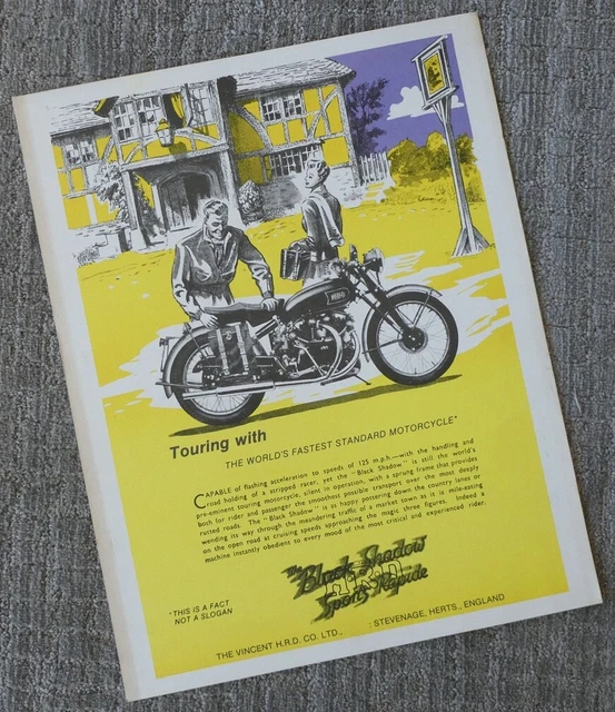 1950 vincent motorcycle