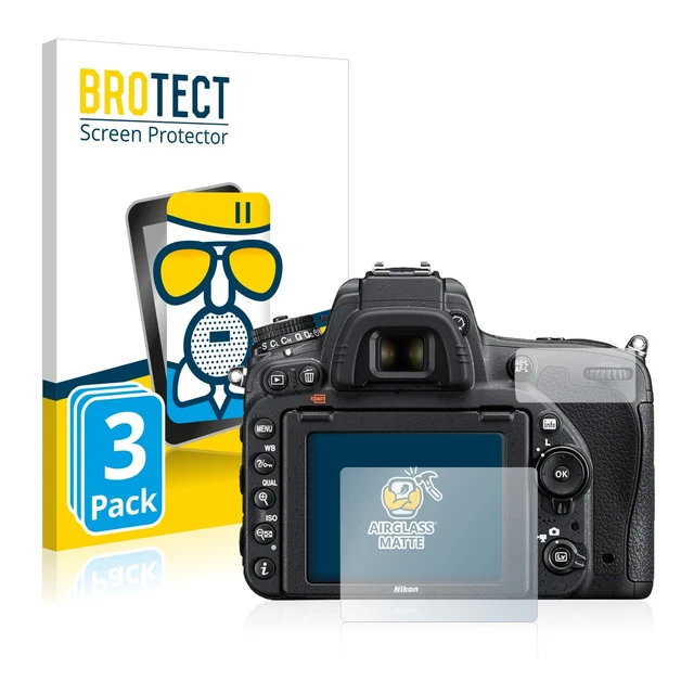 3x Anti Reflet Protection Ecran Verre pour Nikon D750 Film Protecteur 9H Mat