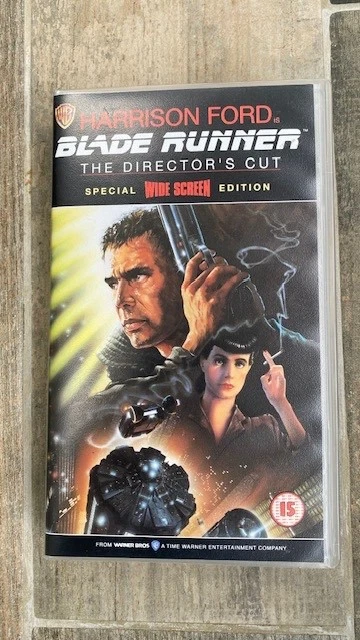 BLADE RUNNER: THE Director's Cut VHS PAL Widescreen Special Ed 15 ...