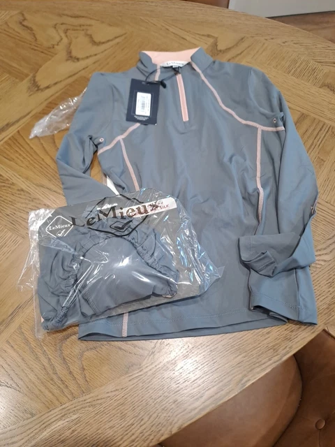 le mieux Grey Girls Base layer And Silk Age 11-12