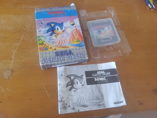 SONIC THE HEDGEHOG Sega Game Gear Complete With Manual And Inserts EUR ...