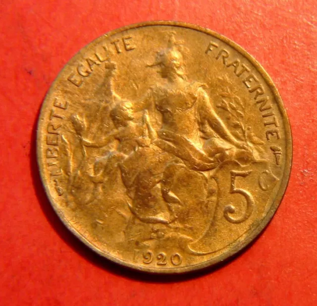 5 centimes Dupuis 1920 sup/spl