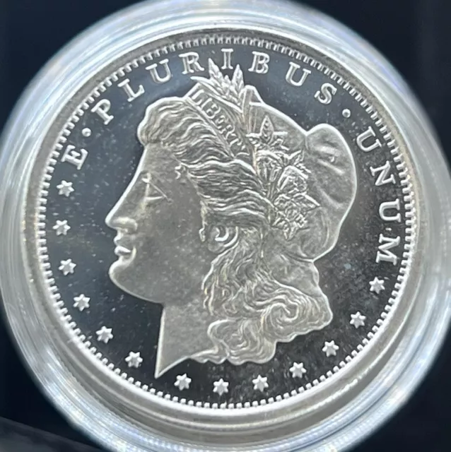 1/2 oz Morgan silver Round .999 Pure Fractional Silver