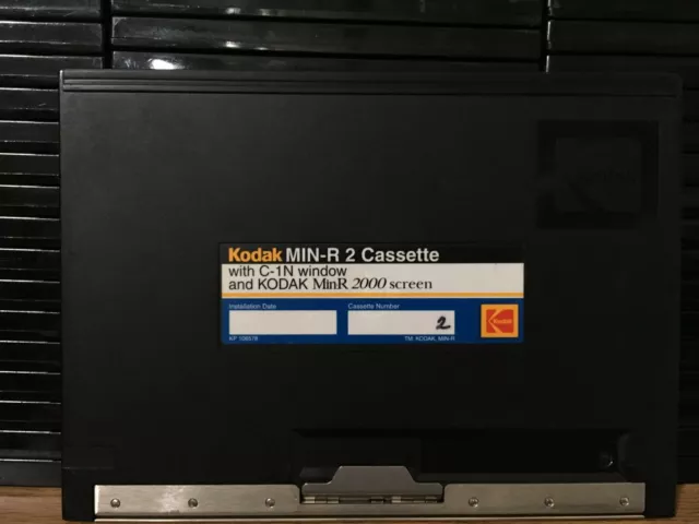 Kodak 18cm x 24cm Min-R 2 Cassette with C-1N window, Kodak MinR 2000 Screen