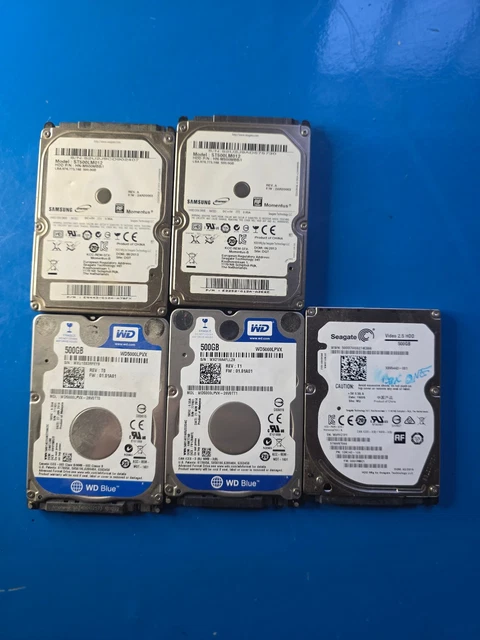 Disque dur 2.5 pouces HDD SATA, 160Go, 250Go, 320Go