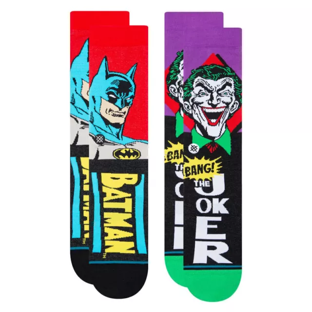 Stance x  Batman & Joker Comic Casual Crew Socks Men Size 9-13 $18.50 each