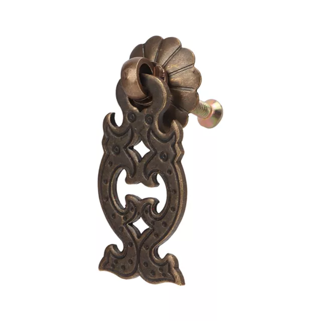 Antique Cabinet Handles Vintage Style DIY Bronze Thickening Symmetrical Pattern