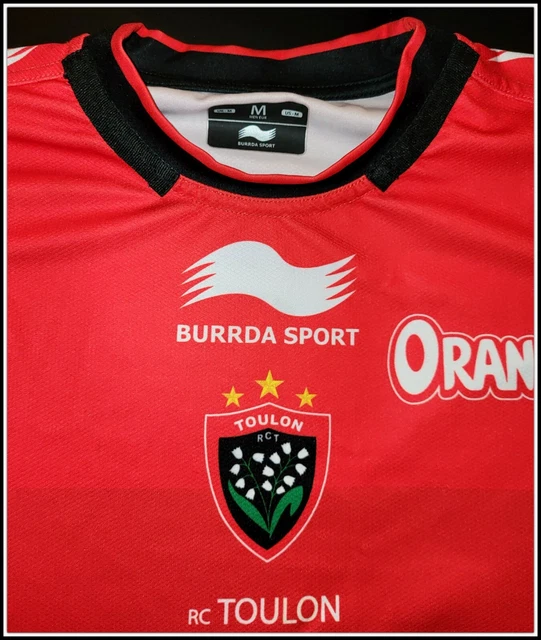 Rugby Club Toulonais RCT MAILLOT rubgy TOULON Taille M - état impeccable Rugby Club Toulonais RCT MAILLOT rubgy TOULON Taille M - état impeccable